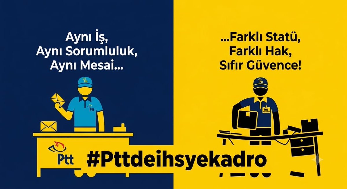kpsskpss0's tweet photo. İdari Hizmet Sözleşmeli personelin sözleşmesinin yenilenmemesi yönetim kurulunun takdirine bırakılmamalıdır. Fesih, disiplin hükümlerine dayanmalıdır. Olası bir özelleştirmede ise 4046 sayılı Kanun’un 22. maddesi kapsamında kamu kurumlarına nakil güvencesi  #PTTihsyeGüvence https://t.co/7tqV6WSFhS