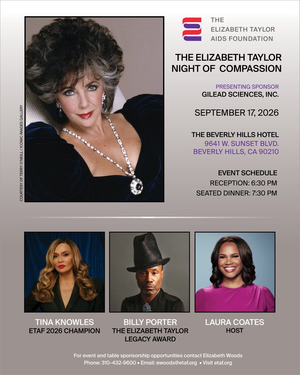 The Elizabeth Taylor AIDS Foundation tweet media
