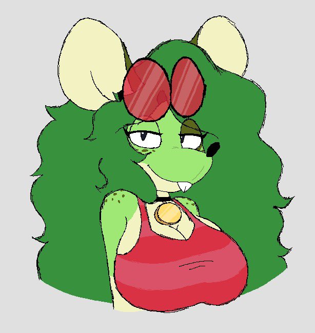 koreybruhyt's tweet photo. green rat thibg @reevierat https://t.co/k25M22amhG