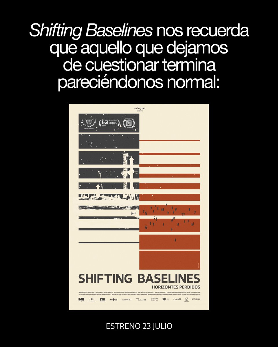 artegiosdist's tweet photo. La conversación ya no es únicamente tecnológica, también es ambiental, científica y política.
🎥SHIFTING BASELINES - 23 JULIO - SOLO EN CINES.
#ShiftingBaselines #Documental #SpaceX #ElonMusk #Estreno https://t.co/jXvX4rqhhX