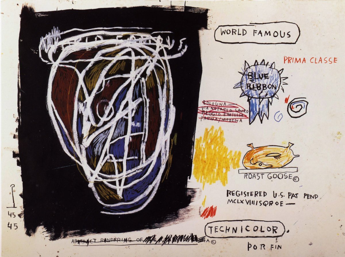vintagebasquiat's tweet photo. Roast (1983) https://t.co/6SSywzO4iq