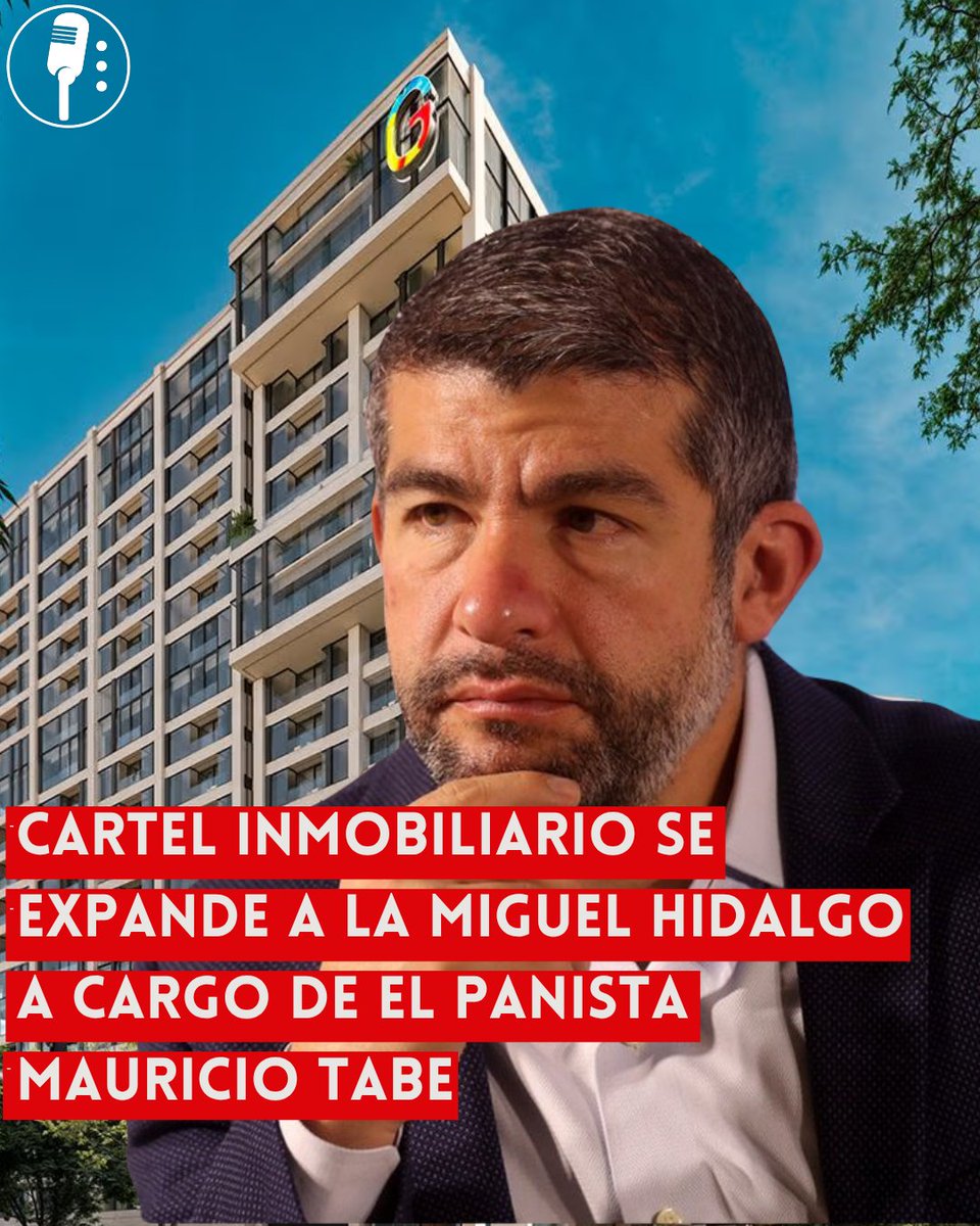 YosoyPedrero's tweet photo. 🚨OJO: CÁRTEL INMOBILIARIO SE EXPANDE A MIGUEL HIDALGO; APUNTAN A GESTIÓN DE MAURICIO TABE

La alcaldía Miguel Hidalgo, encabezada por el panista Mauricio Tabe, fue señalada en un informe de la Procuraduría Ambiental y del Ordenamiento Territorial (PAOT) como la demarcación con el mayor incremento de pisos construidos fuera de la norma durante 2025.

De acuerdo con el reporte, en Miguel Hidalgo se detectaron 12 inmuebles con un total de 17 niveles excedentes construidos de manera irregular, lo que representa un incremento del 183% respecto al año anterior. El documento señala que la demarcación pasó de siete edificios con seis pisos ilegales en 2024 a doce inmuebles con diecisiete niveles adicionales en 2025.

El informe explica que colectivos vecinales, activistas y organizaciones han advertido que estas prácticas guardan similitudes con el denominado "cártel inmobiliario", expresión utilizada para referirse a presuntas redes de corrupción relacionadas con desarrollos inmobiliarios que exceden los límites permitidos por la normatividad urbana.

La PAOT precisó que los dictámenes técnicos fueron turnados a las autoridades competentes para que continúen los procedimientos administrativos correspondientes, los cuales pueden derivar en sanciones, clausuras, custodia de folios reales e incluso la demolición de los niveles construidos de forma irregular.