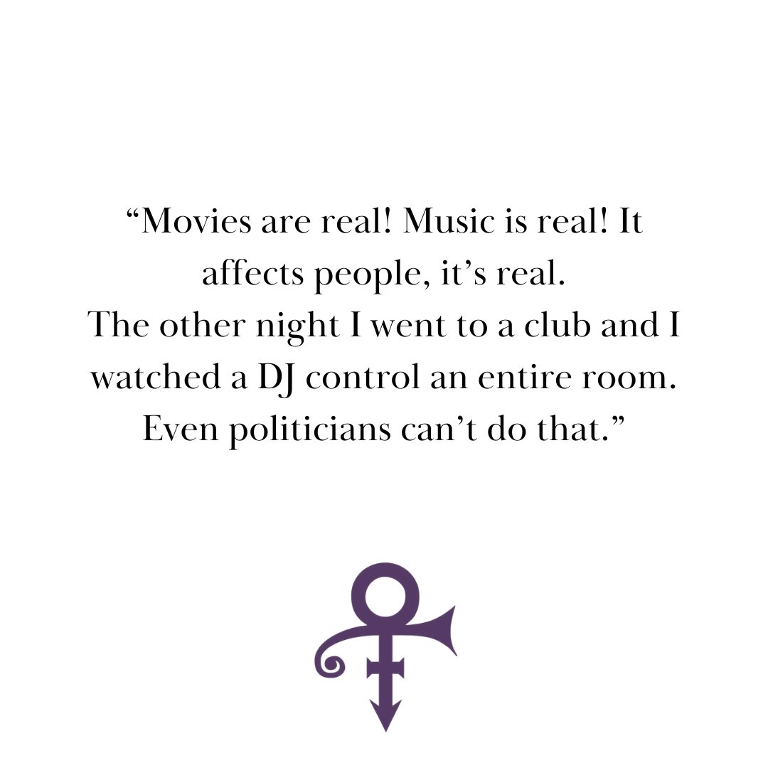Prince tweet media