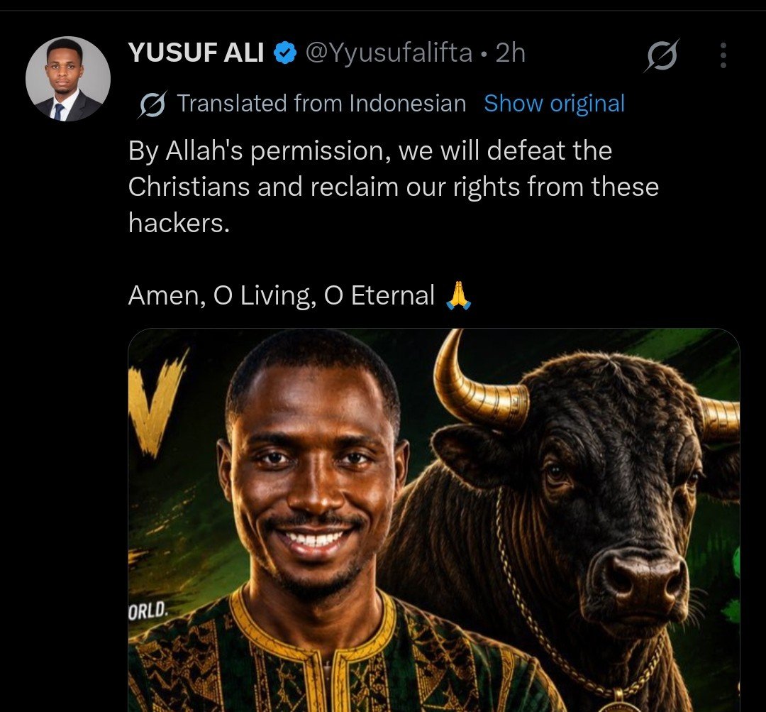 Vindicatedchidi's tweet photo. Something is definitely wrong with you.... 

Why bring religion into this... https://t.co/Gao838ui1G