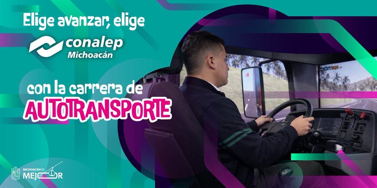 CONALEP_MICH's tweet photo. Estudia 𝗔𝘂𝘁𝗼𝘁𝗿𝗮𝗻𝘀𝗽𝗼𝗿𝘁𝗲 en Conalep Uruapan, prepárate para gestionar el transporte de mercancías, coordinar operaciones logísticas y utilizar tecnología para que todo llegue a tiempo y de forma segura. Las empresas necesitan profesionales capaces de mover industrias. https://t.co/bXjX9Lascj