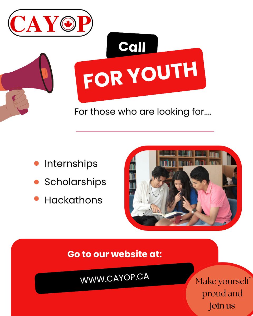 cayopofficial's tweet photo. #CAYOP#Hackathons#Internships#Scholarships
#Grants https://t.co/xmnE3xX0RL