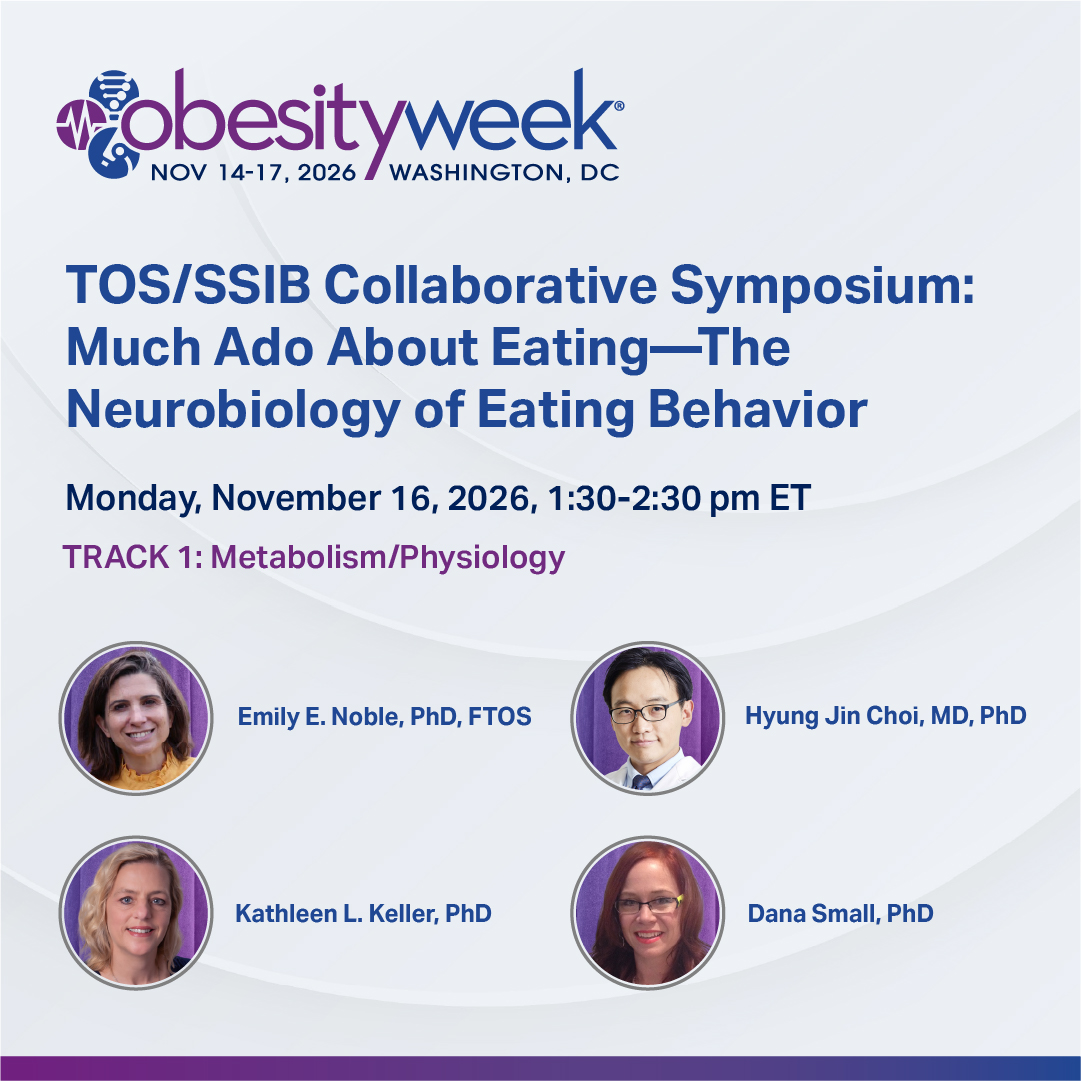 ObesityWeek's tweet photo. Three can't-miss Joint Symposia, and even more to discover! 

Swipe through a few highlights, then explore the full ObesityWeek® 2026 program and start planning your schedule: https://t.co/kdZcQtgjOj  

#OW2026 #ObesityWeek #ObesityResearch https://t.co/z3T585LIbA