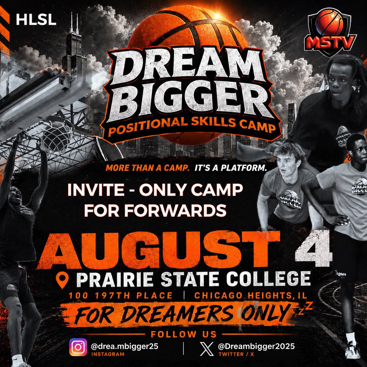 Dream Bigger Positional Skills Camp tweet media