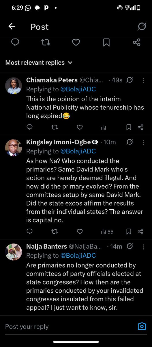 ChiamakaPeters3's tweet photo. These are some of the comments on Mallam Bolaji Abdullahi  post when he tried to disinform the public. https://t.co/b6qeyIgU47