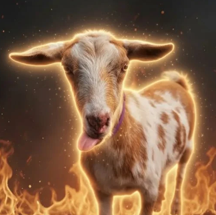 connortrenches's tweet photo. This could be the animal runner we all been waiting for.

A dwarf goat named Goldie has made the news after spending 2 days with active firefighters in Colarado,

https://t.co/2uBiwsWGwY

Goldie followed firefighters as they actively fought off a wildifre, she even took care of some of it on her own by eating the leaves.

Because of Goldies support, she has now made the news all over the world,

https://t.co/Aj8Nh5wsit

https://t.co/HG7ntes1UM

https://t.co/o4t9gPvAax

$Goldie - The Firefighting Goat