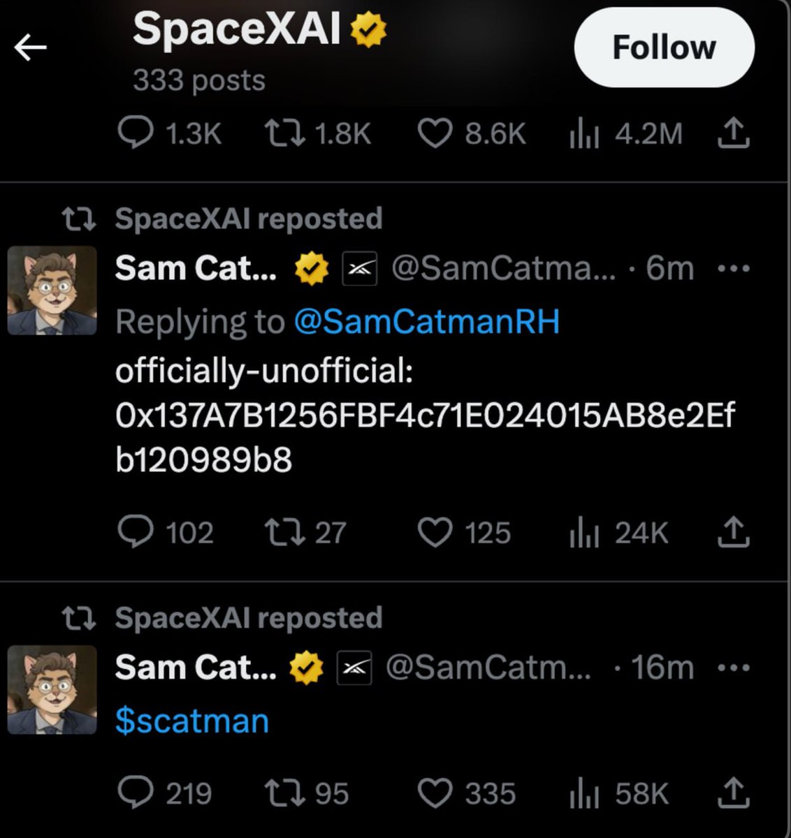 changle12138's tweet photo. @elonmusk @RomanGuy20 @Teslaconomics @SpaceXAI ？ https://t.co/7bbbSbyuYM