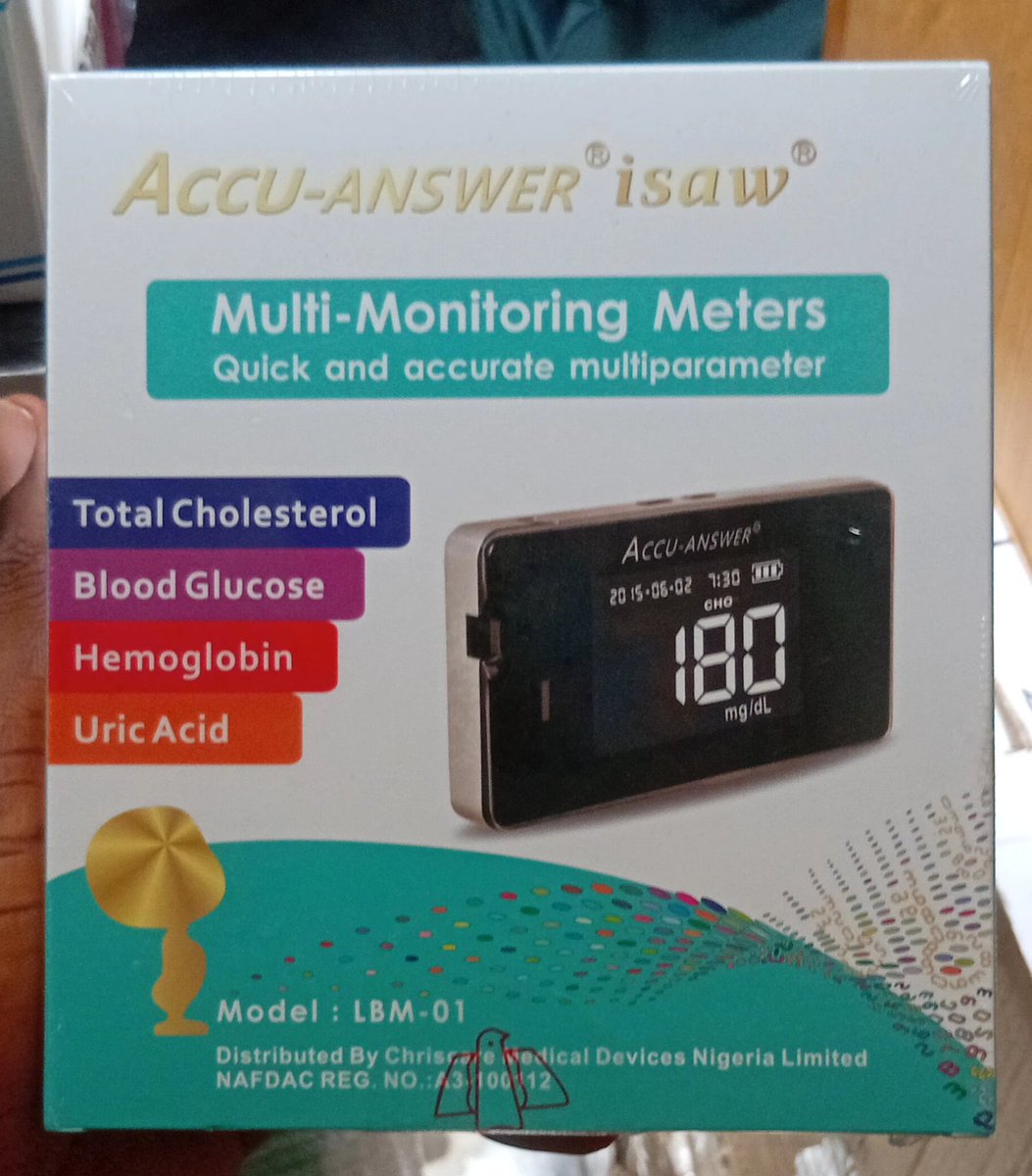 Mehsika's tweet photo. Blood Glucose monitoring meter 

🎗Helps you regulate your sugar levels + cholesterol 
🎗Easy to use device for household and personal care 

Delivery Nationwide 🚚 https://t.co/euUo9DSxKD