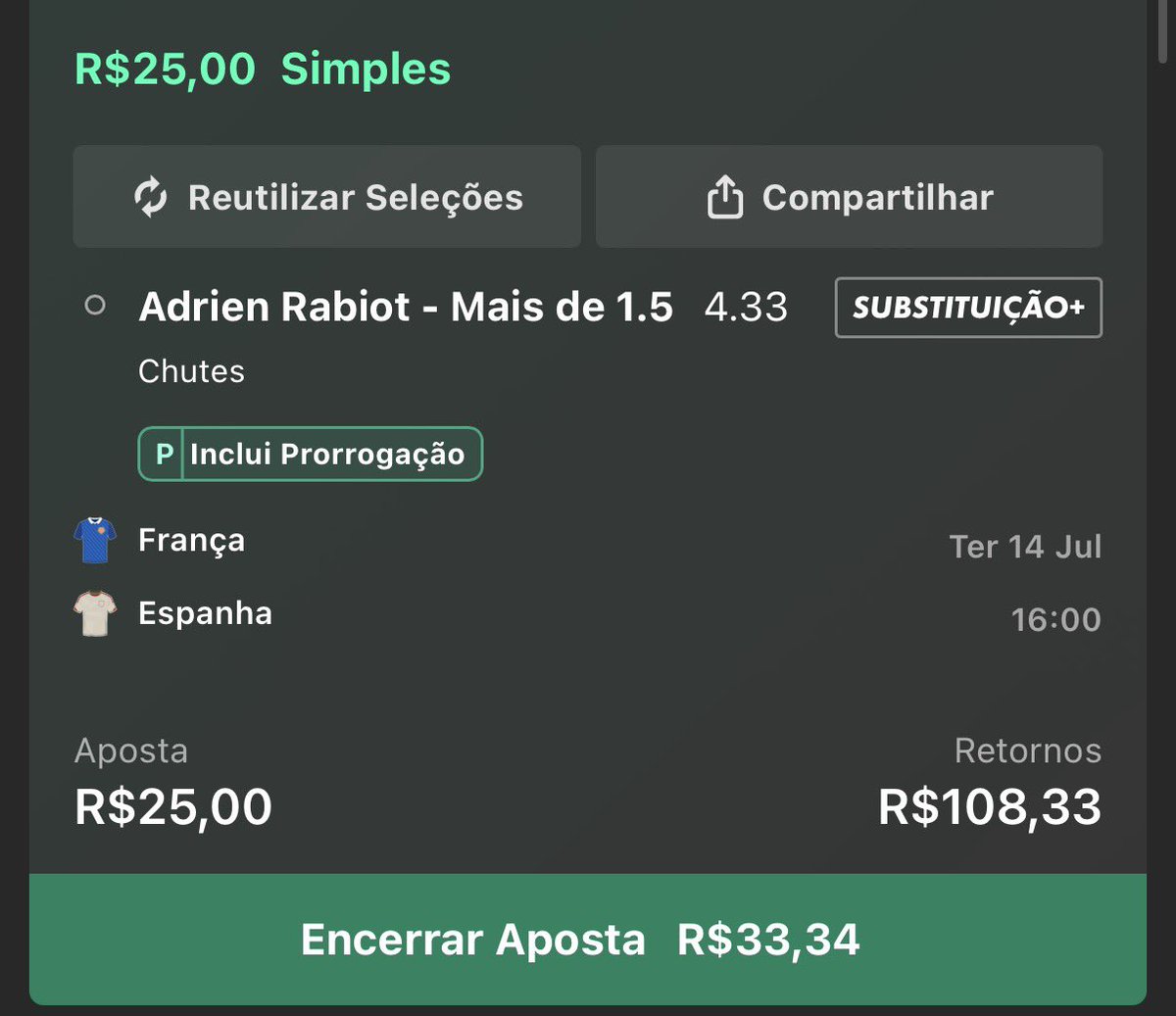 Pablogomes110's tweet photo. @m_gaaabriel @RobsTips21 Teve odd que dropou muito rápido mano 
Essas duas por exemplo, a do rabiot caiu pra 2.60 e o mbappe 1.53 https://t.co/6e7uK3kgc8