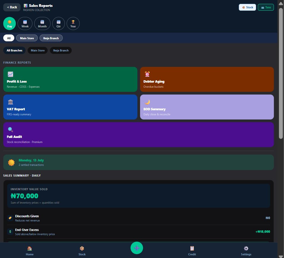 muzecaka's tweet photo. Built from 20+ years of real business experience.

Refined through 5+ years of research, development, and real merchant feedback.

The result is MuzePay Business Suite (MBS).

The Smart Business Companion for Nigerian Businesses.

Not just another POS.

Not just inventory software.

A complete Business Operating System built for African SMEs.

Run your entire business from one platform.

Core Business Suite

📊 Dashboard & Analytics

🛒 Sales & Credit Sales

📦 Inventory & Product Management

👥 Customer & Supplier Management

💳 Supply Tracker

🤝 Counterbalance (Business-to-Business Settlement)

📋 Full Inventory Audit

🏬 Warehouse Management

🏪 Multi-Branch Management

🚚 Warehouse → Business Dispatch

🔄 Branch → Branch Dispatch

👨‍💼 Staff & Role Management (RBAC)

🎁 Loyalty Points

📥 Intelligent CSV / POS Migration

📈 Business Performance Analytics

Built for how African businesses actually operate

✅ Offline-First Architecture

✅ Automatic Cloud Sync

✅ Dual PIN Security

✅ Permanent Audit Trails

✅ Multi-Warehouse Support

✅ Multi-Branch Support

✅ 16 Industry-Specific Business Templates

Now introducing...

🤝 MuzePay Business Builders Club (MBBC)

Every business gets a unique Builder ID.

Refer another business.

When they subscribe, earn 10% recurring commission into your Builder Wallet.

Use it to pay your subscription—or cash it out.

Your customers become your marketers.

Built for

👗 Fashion

🛒 Supermarkets

🏪 Grocery Stores

💊 Pharmacies

🍽 Restaurants

📱 Phone & Accessories

💻 Electronics

🧱 Building Materials

💄 Beauty & Cosmetics

🍼 Baby Items

🏠 Home Appliances

🚜 Agriculture

⚽ Sports & Fitness

📚 Stationery

🔩 Spare Parts

…and more.

Millions of African SMEs still rely on notebooks, spreadsheets and WhatsApp to run their businesses.

We're changing that.

MuzePay isn't just software.

It's the operating system for the next generation of African businesses.

🌐 https://t.co/Z3DTic6GHh

| MuzePay | BusinessSuite | SME | SaaS | BusinessOperatingSystem | Nigeria | Africa | RetailTech | InventoryManagement | Startup