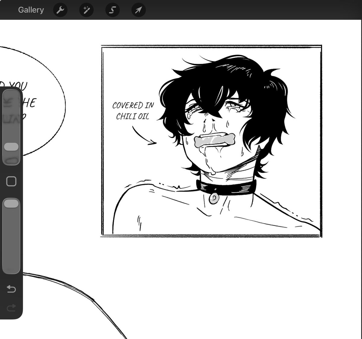 thebloodysadist's tweet photo. GIVE UR DOG A CHILI BONE. IMPORTANT TRAINING METHOD. 
#WIP #bsd #dazaiosamu #BungouStrayDogs https://t.co/elZ0cvq1wd