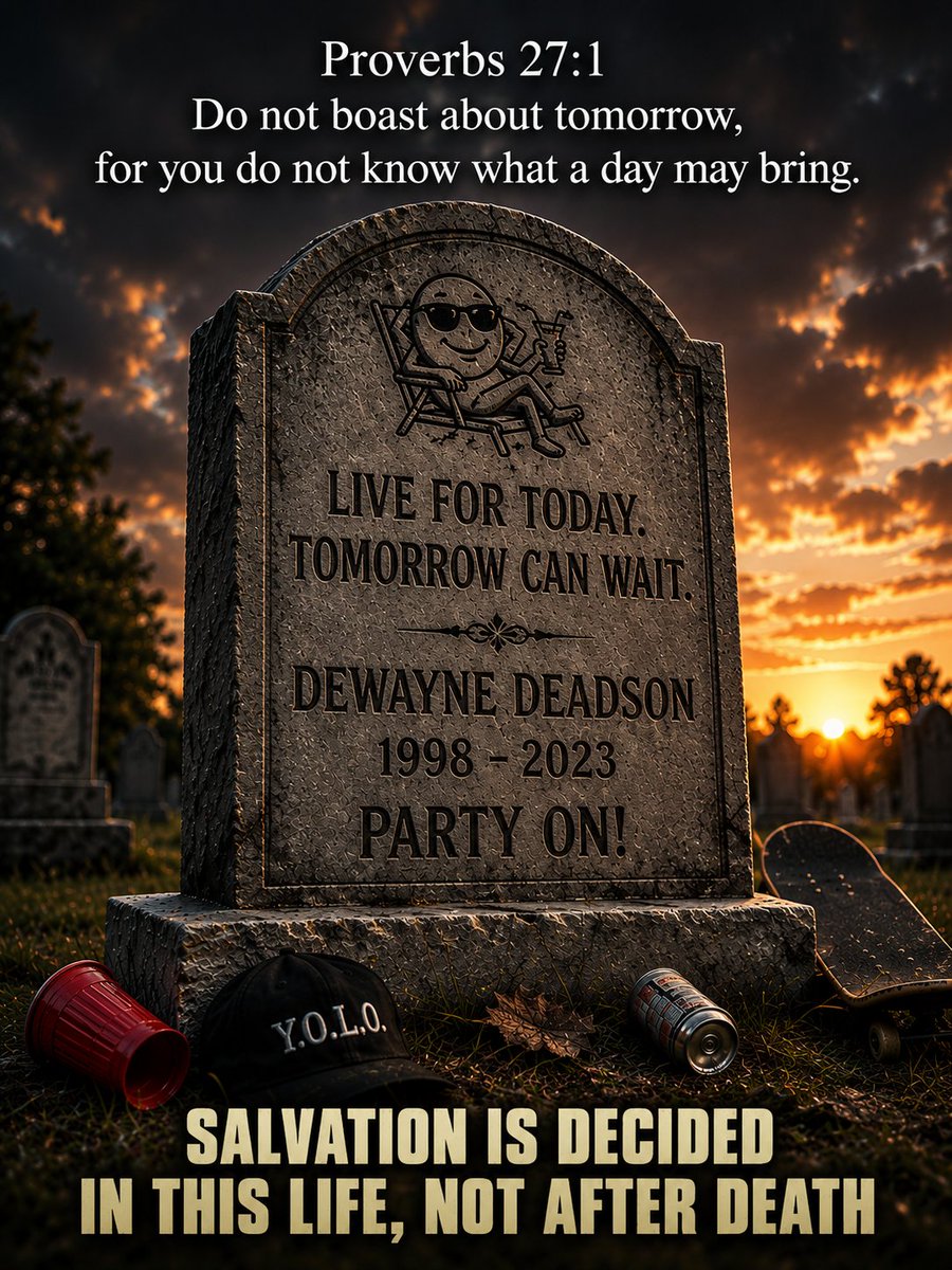 jmsb1955's tweet photo. Death rarely makes sense to the healthy. That's why the time to be born again is now. Tomorrow isn't promised. Don't let a false sense of security deceive you into thinking you have plenty of time. Death can come without warning, ending your opportunity to choose #Jesus #BeReady https://t.co/dqeQonxj8c