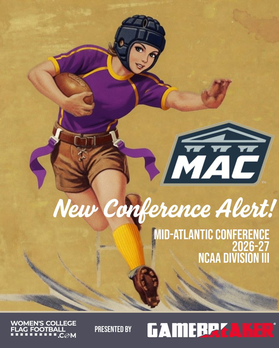 Women's College Flag Football tweet media