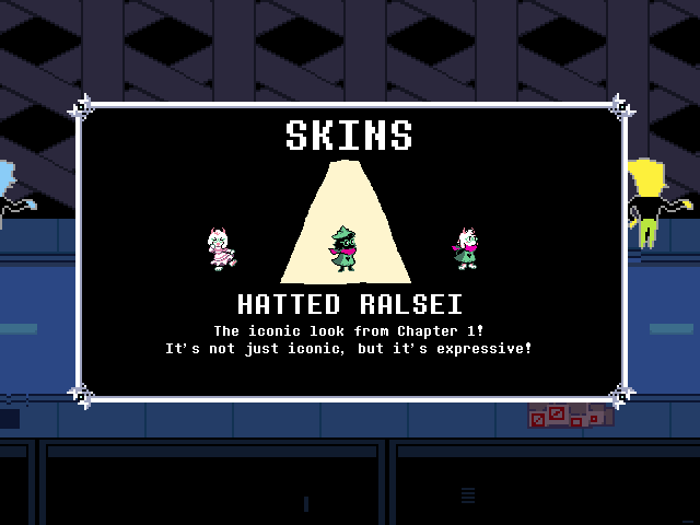 gomyincubus's tweet photo. "it's just a cosmetic change it wouldn't affect much" you people want deltarune to look like this https://t.co/QI6T97obzk