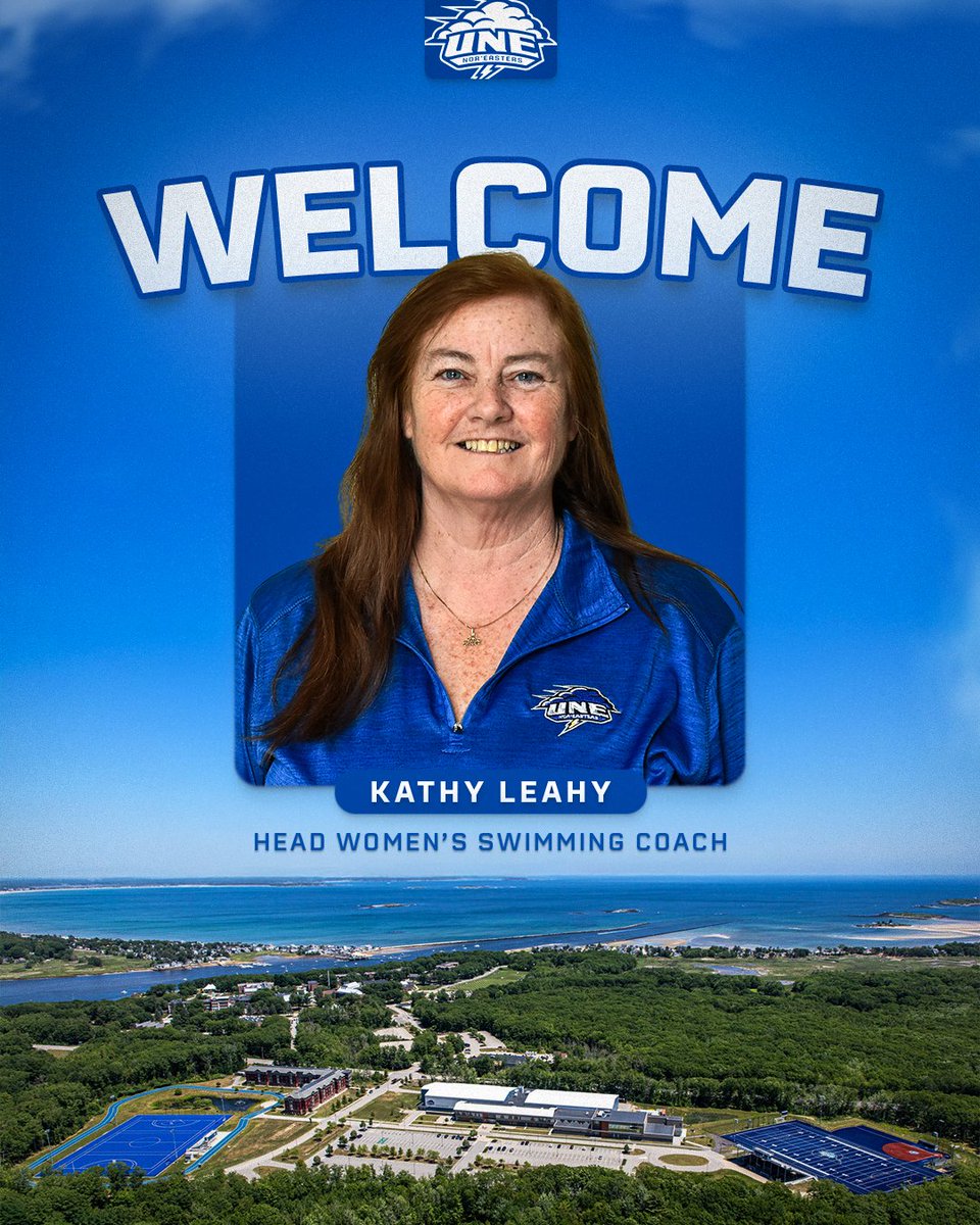 UNESports's tweet photo. We're excited to introduce Kathy Leahy as the head women's swimming coach!

🔗: https://t.co/UTYbW44vJi | #StormOn https://t.co/g9KgNde1tx