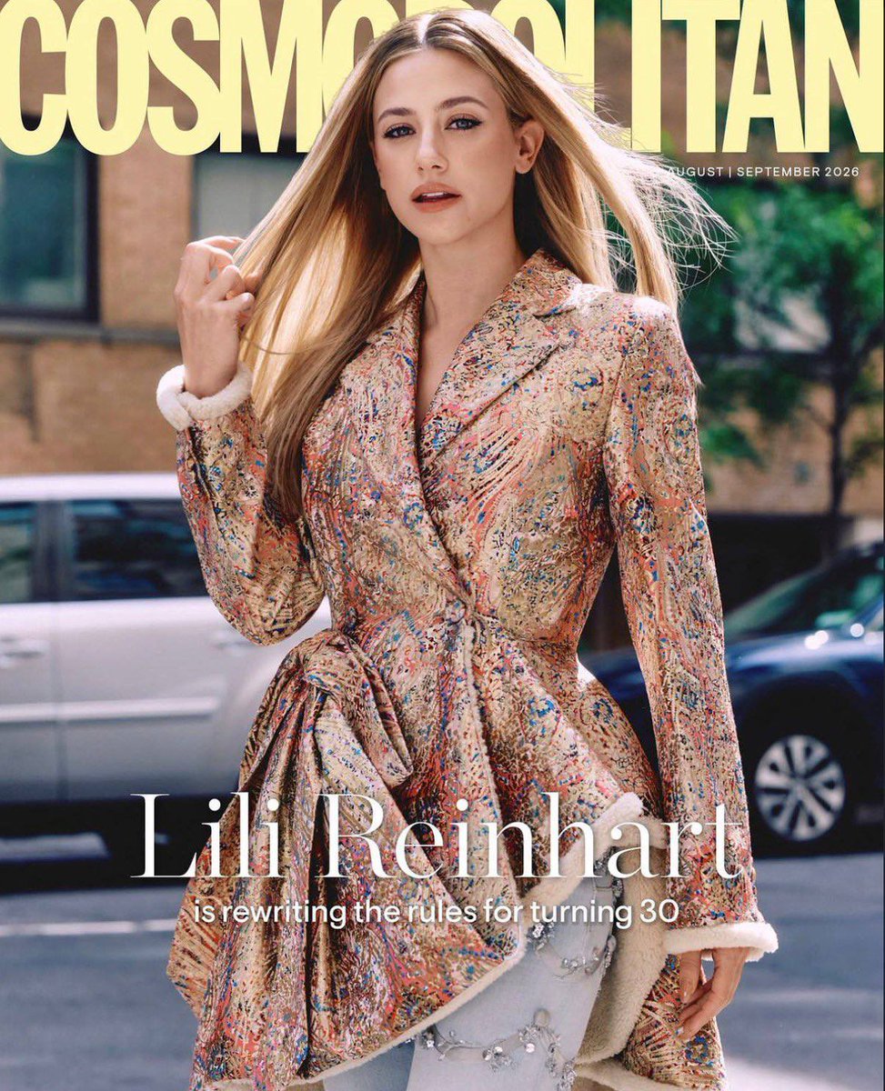 latenightxoshow's tweet photo. Lili Reinhart graces the cover of ‘Cosmopolitan UK.’ https://t.co/uzlW618hK3