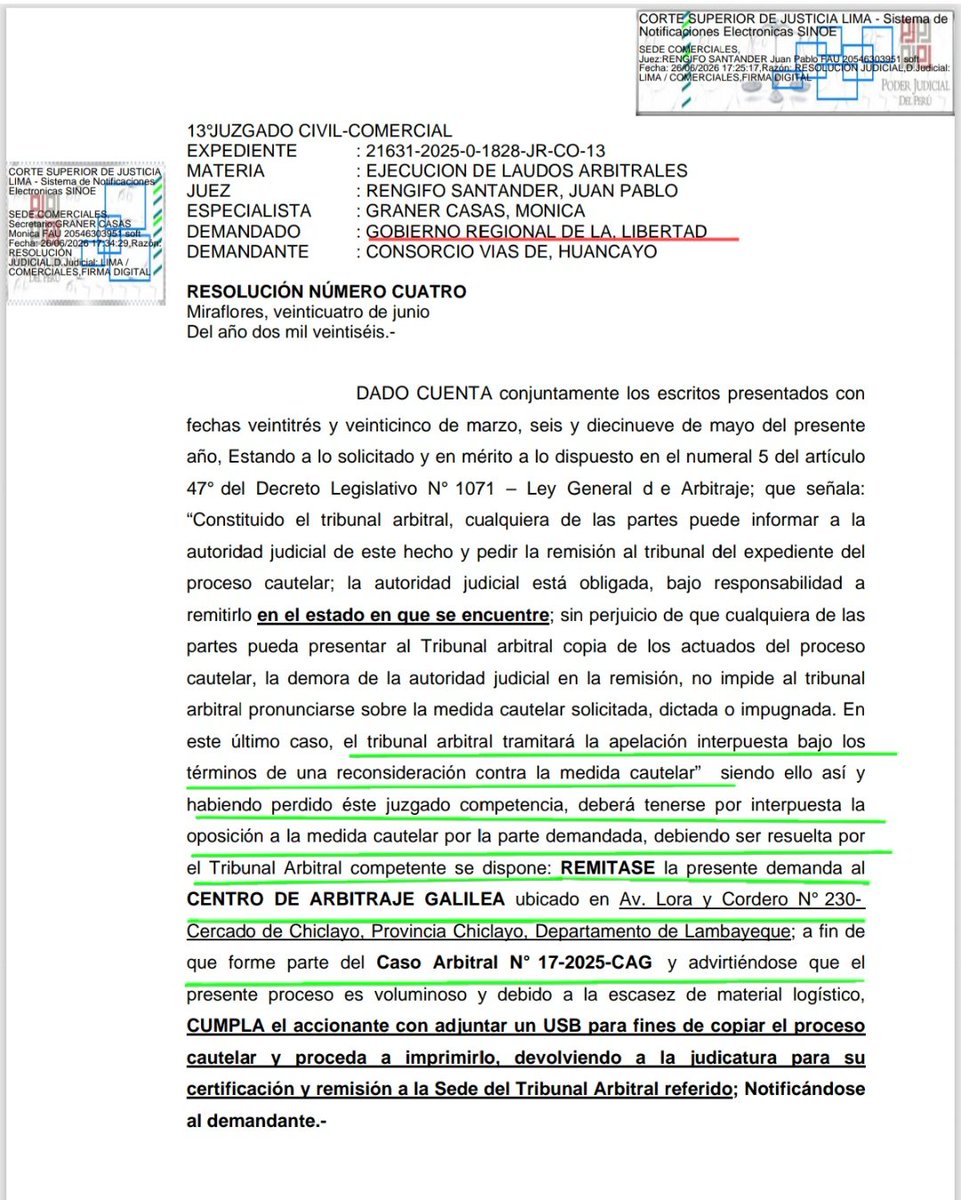 MonicaSanchezM1's tweet photo. #CocaObra #Huanchaco
🔻A q juega GRLL?
1️⃣Piden a Coca cronograma acelerado p seguir ejecución 😱
2️⃣Mientras buscan revertir decisión arbitral y ejecutar nulidad d contrato
3️⃣PJ derivó oposición a nulidad a tribunal arbitral Galilea p q tome decisión 🔥
#FiscalizacionCiudadana https://t.co/bchEN8lKoG