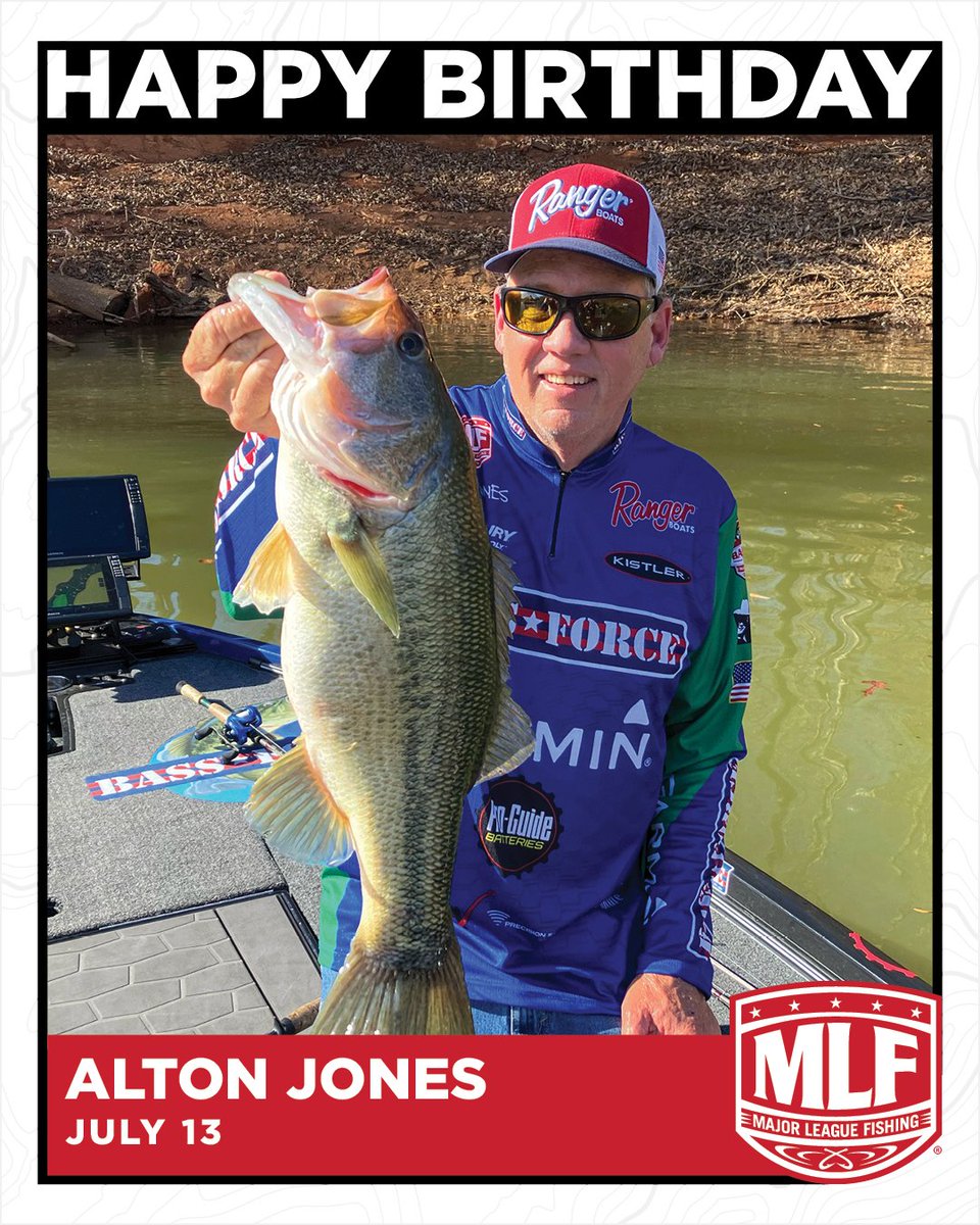 MajorLeagueFish's tweet photo. Happy birthday to @MercuryMarine pro Alton Jones! If 2026 really is the last ride, it’s sure been fun watching him catch fish all these years. Here’s to a great birthday, a fulfilling retirement and a bunch of luck at Stage 7 next month, Alton! 👏🎉

#fishing #bassfishing #HBD #happybirthday