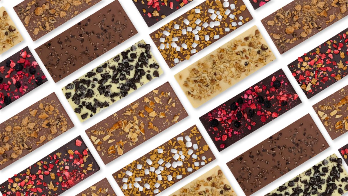 TrulieveCT's tweet photo. 🍫 Crafted with care, inspired by creativity. Take a peek behind the scenes with SoundView as every chocolate bar is thoughtfully made to deliver a delicious experience. ✨ @getsoundview https://t.co/1Z1p9VL5sd