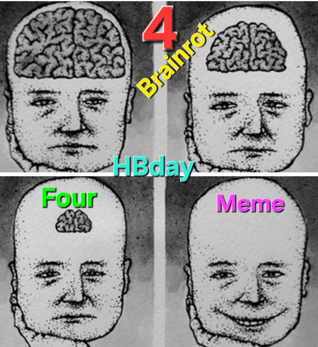 hemalshaheb's tweet photo. @fourdotmemezh 
❤️Happy 2nd Anniversary 🧠

#HappyBDayFour #4Brainrot https://t.co/5X9D3p8Z8C