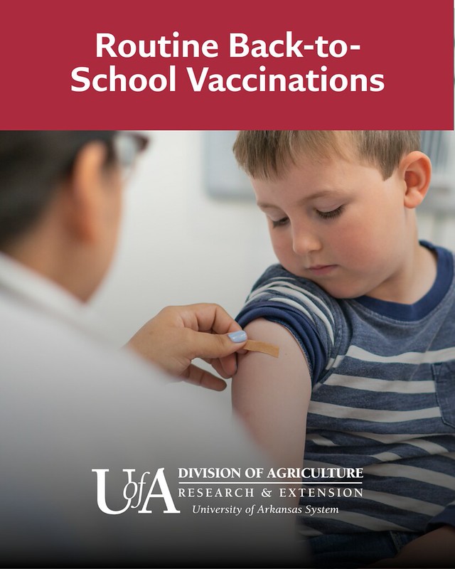 AR_Extension's tweet photo. As kids prepare to return to school, parents should talk to their children’s doctors about routine vaccinations, which can help keep children healthy and safe throughout the school year. Check out @AgInArk's tips at https://t.co/FLDy3DTu66. https://t.co/5x7eHsRZff