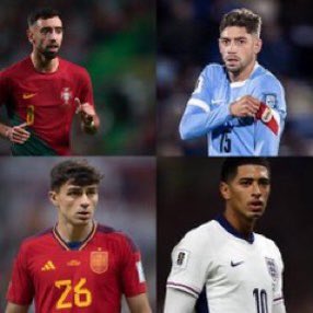 Jerrankingmedi9's tweet photo. Bruno Fernandez is the worst midfielder in this list 

Yes or no https://t.co/WvIeRMhUb1