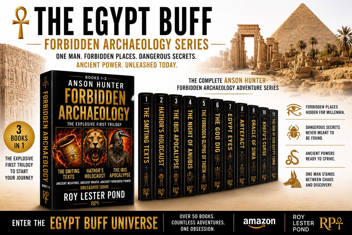 EGYPTSNIPPETS's tweet photo. A series for ancient Egypt buffs and binge mystery thriller readers - on Amazon https://t.co/q6d86DsCpc