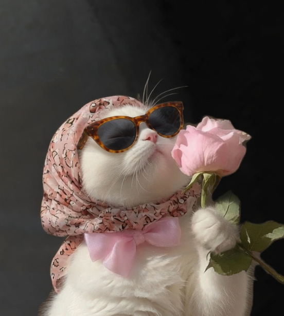 GlamCatRH's tweet photo. I like flowers 🩷 https://t.co/XRVB5q58b3