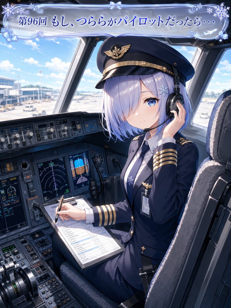 trr_vvv's tweet photo. 第96回　もし、つららが【パイロット】だったら・・・

おはようございます
まもなく離陸しますよ🛩 https://t.co/OhApItbtgm