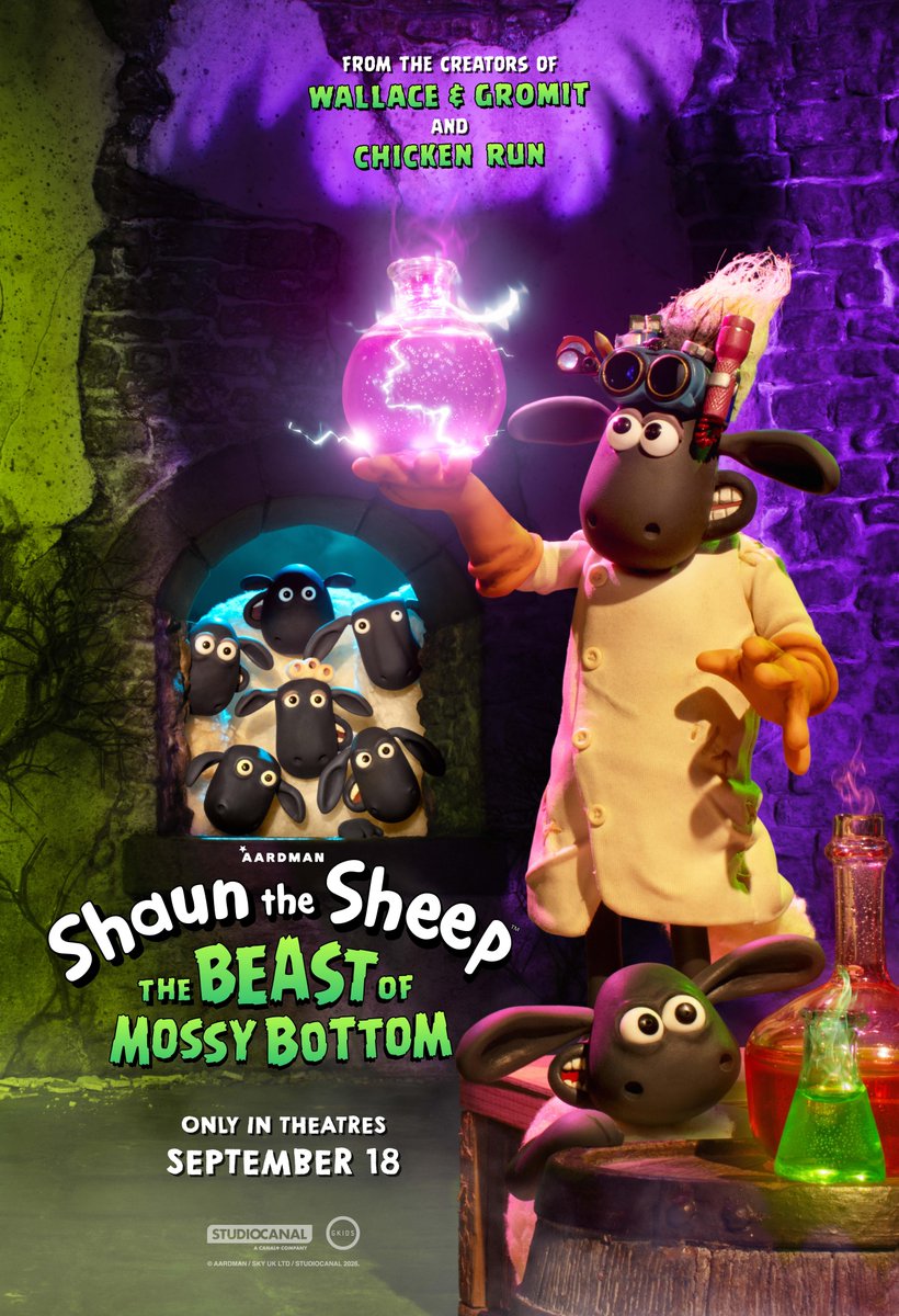 shaunthesheep's tweet photo. It’s alive! ⚗️⚡
 
Find out what Shaun has concocted for Shaun the Sheep: The Beast of Mossy Bottom from @Aardman, in UK and US cinemas September 18.
 
#ShaunTheSheepMovie #ShauntheSheep #BeastOfMossyBottom https://t.co/745CmFImOn