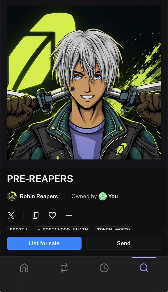 Cryptoakins99's tweet photo. Minted 
@Robinreapers https://t.co/upv8rYbfv0