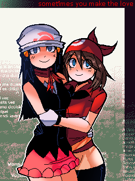 Rettsprite's tweet photo. drawin for one of my bestfrens
#pokemon #may #dawn 
#nuggetsjuegosdivertidos https://t.co/TZMgCMAt03