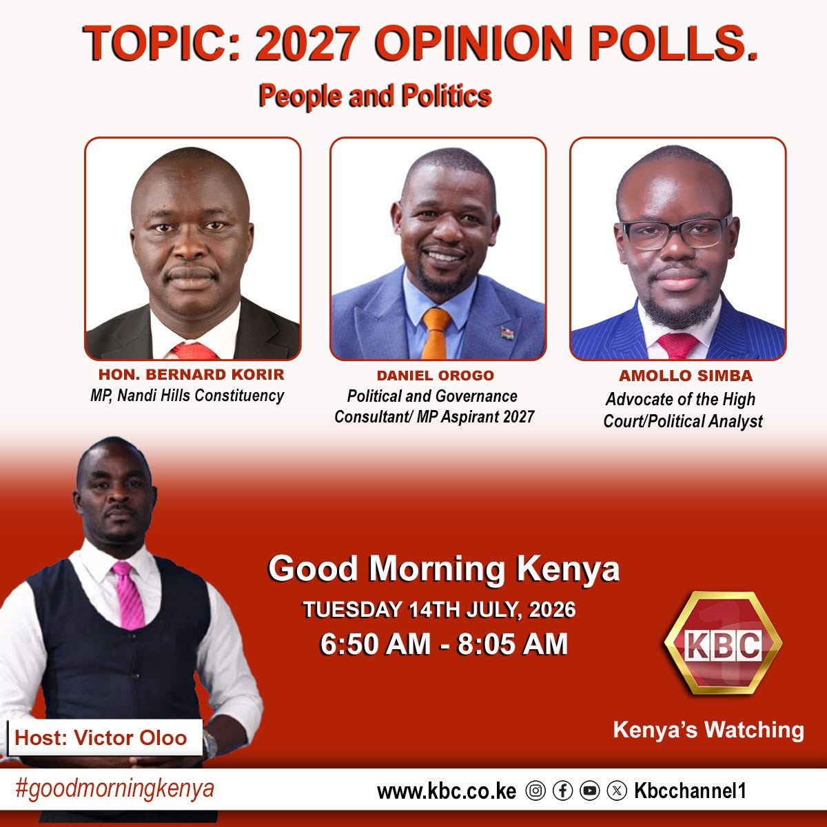 AmolloSimba's tweet photo. On @KBCChannel1 tomorrow morning. https://t.co/eUF488eKbB