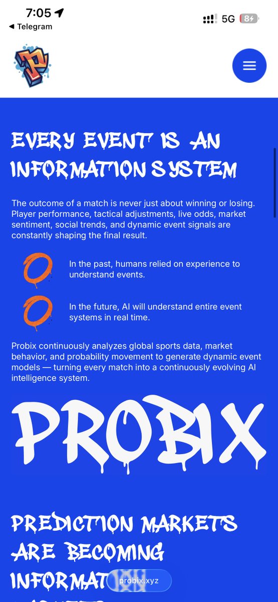 Mikasa575's tweet photo. ProBix represents the exciting future of AI-enhanced, community-driven prediction platforms built securely on Solana. Expect massive adoption as features continue rolling out successfully: @probix_ai #probix_ai https://t.co/eHbmUnzqV8