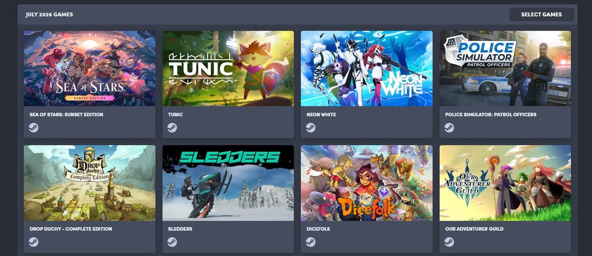 Wario64's tweet photo. Sea of Stars: Sunset Edition (Steam) w/ 7 more games is $14.99 on Humble Choice Bundle https://t.co/pWQAEWVIGB #ad https://t.co/w0tQT46TjW