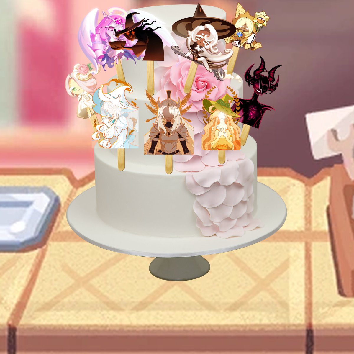 Atoning_Bride's tweet photo. “.  . . I might need a bigger cake.... ” https://t.co/vmMKPhTFMR