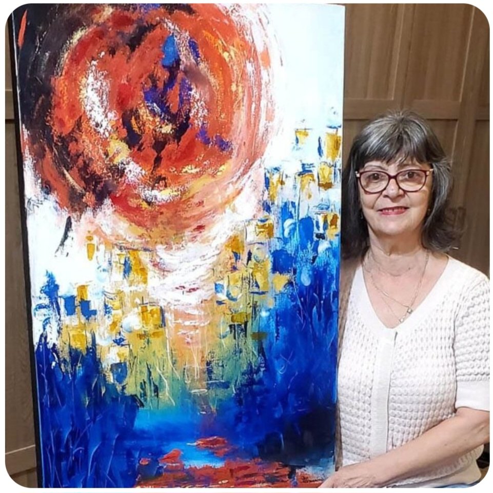 CAAOI_WIASC's tweet photo. Let's meet another of the local artists who'll be participating in the 2nd edition of the Open Studio Days, presented by the West Island Art Studio Circuit (WIASC) on August 15th &amp; 16th! 🎨 
Today's introduction is to Maggie Romanovici in Kirkland 🖌
https://t.co/xFXwjMeAFr https://t.co/sBNwbjgfUq