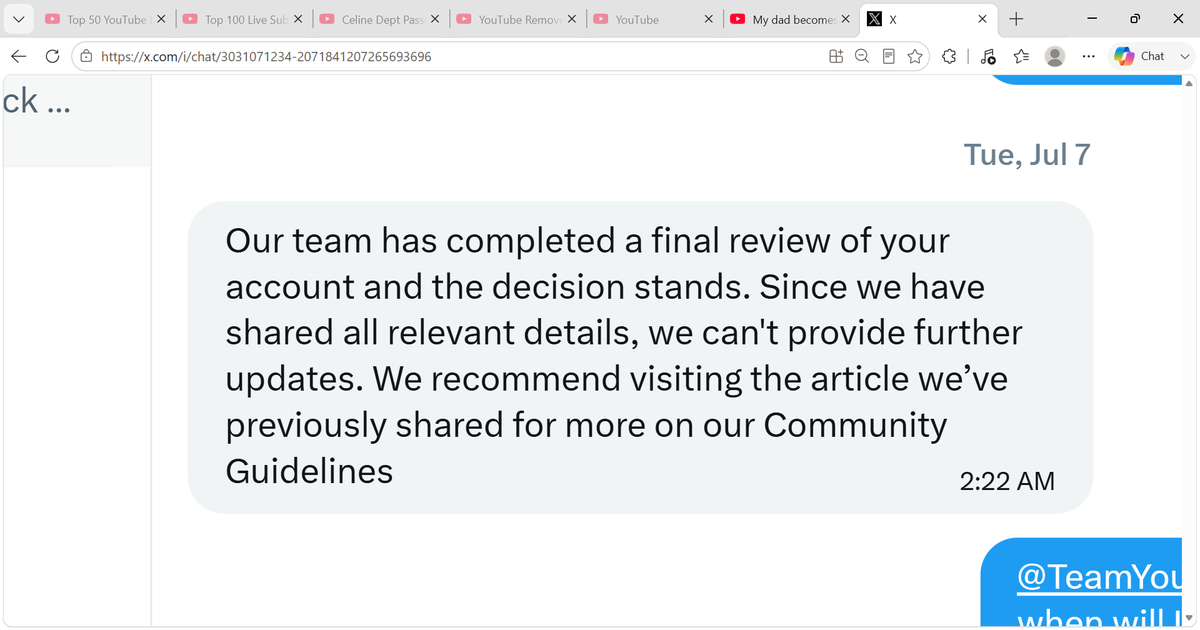 ashwinarun52's tweet photo. Guys I give up. For the last 2 weeks I've tried everything to try to reinstate my kid-friendly channel after it got falsely terminated and YouTube said that they've done a final review on my channel and they won't bring it back. No one from the YouTube team has sent an email. https://t.co/eZ2axOKMyA