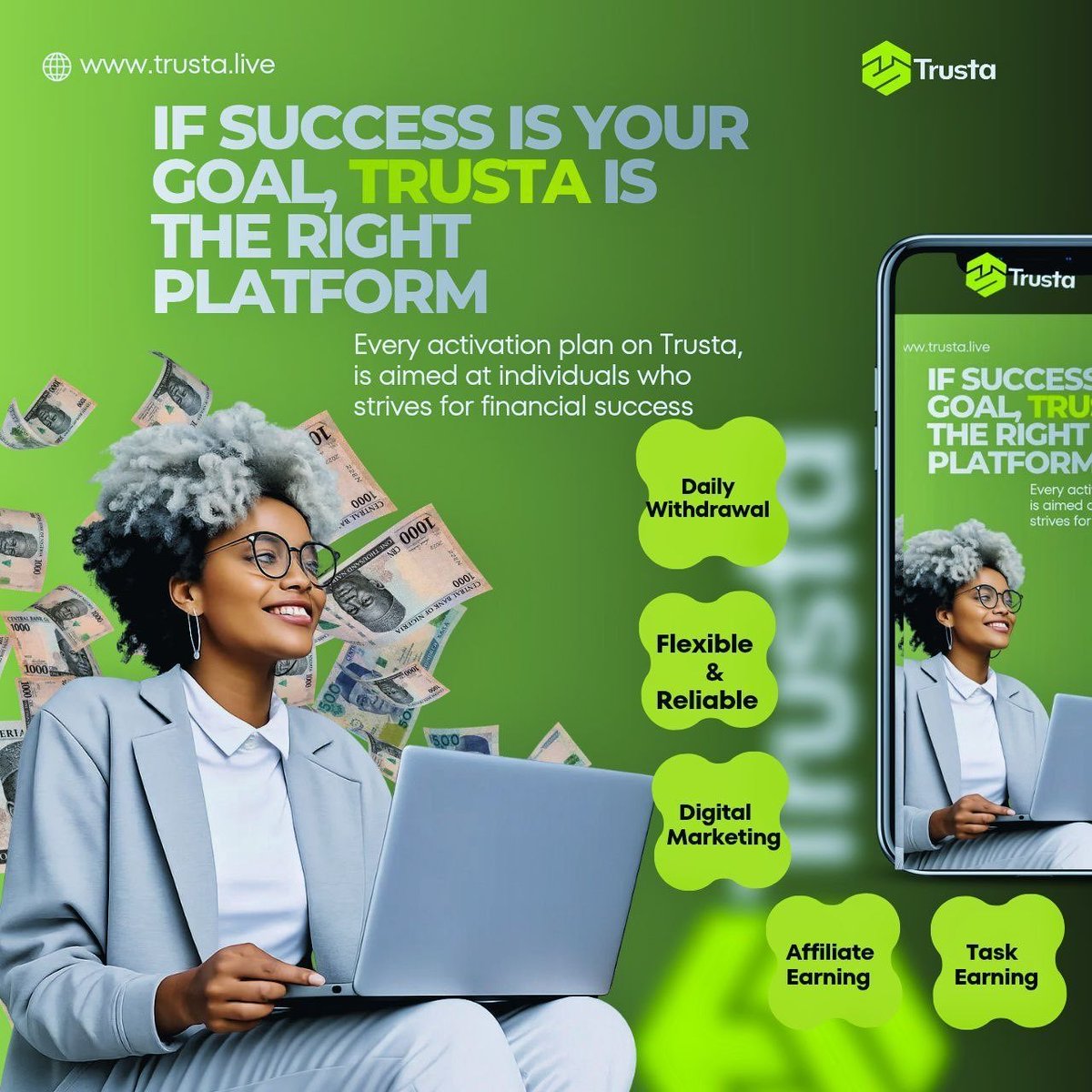 stevemich22's tweet photo. Trusta is simple to start, Flexible to do, also an opportunity to earn daily. 🔥

Stop using your phone only for entertainment — make it work for you.🧏🏽‍♂️

Get started today💸

https://t.co/iDgIpZUCJ6 https://t.co/DhQb9atgDa