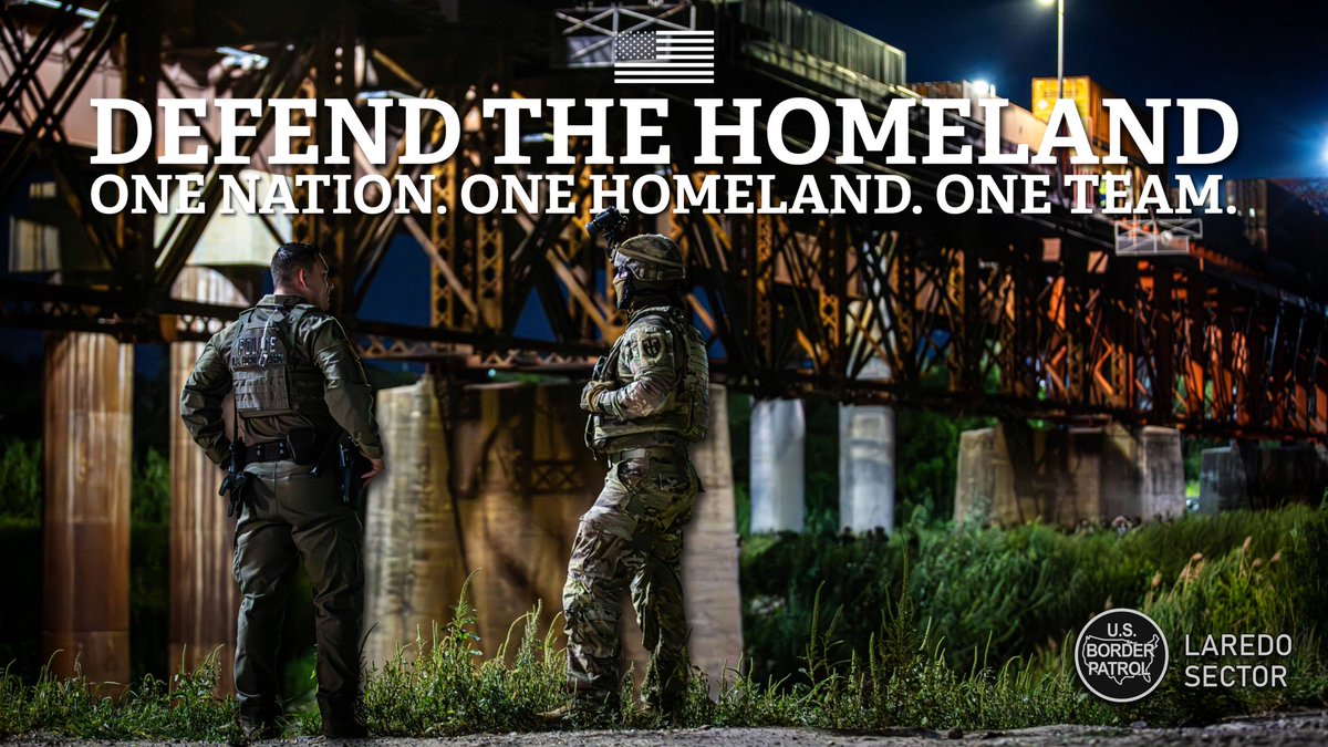 USBPChiefLRT's tweet photo. Night patrol by the water. Our agents mirror the watchful eyes on the other side, ensuring nothing goes unseen. #BorderSecurity #LaredoSector #USBP #HonorFirst #BorderPatrol https://t.co/LF4kRRwa6h