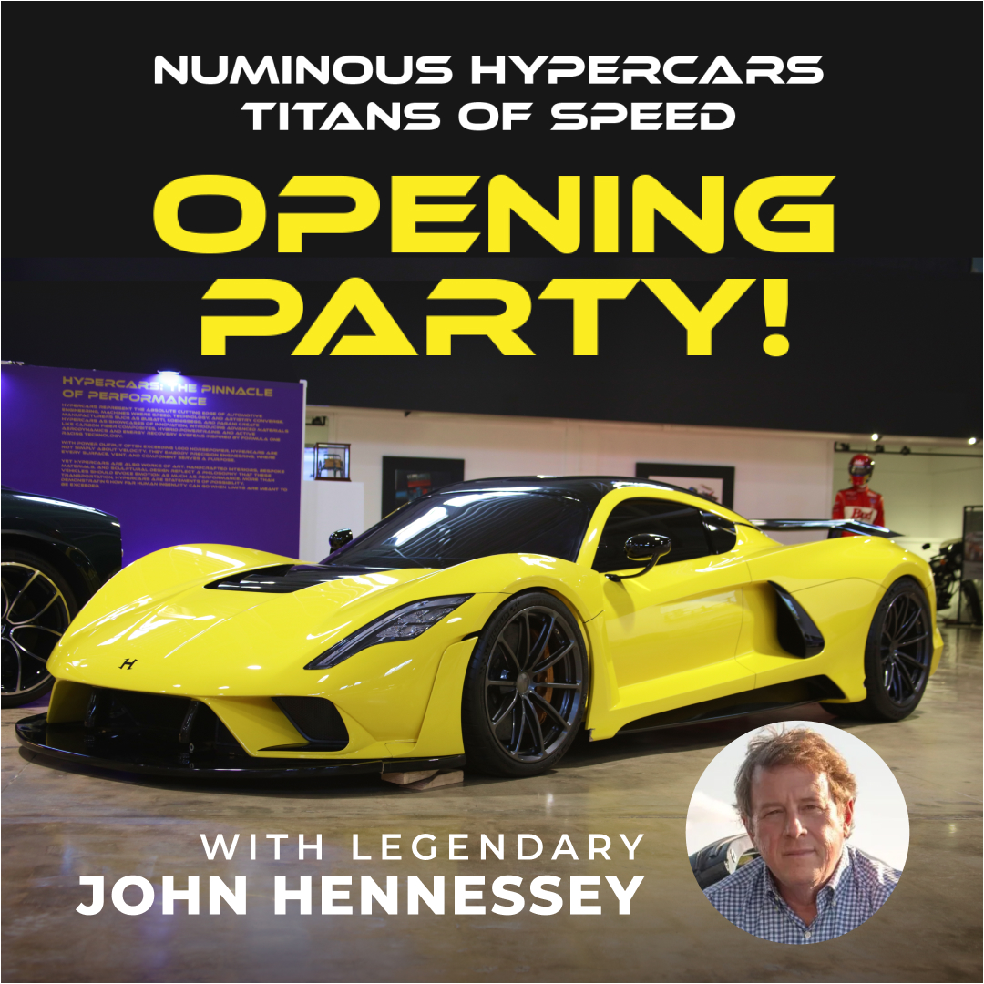 SDAutoMuseum's tweet photo. Join us on July 24, from 5:30pm–7:30pm, for our Numinous Hypercars Titans of Speed exhibit opening party. 

Hear from several of the hypercar owners, like legendary John Hennessey, Tim Cadiente, and Dan D’Amato, as they share the stories behind their extraordinary vehicles.

Enjoy beer, wine, and passed hors d'oeuvres, or upgrade to a VIP ticket for access to a private lounge, full bar, and catered spread. 

Museum members receive 20% off on tickets. Reach out to Monica Moreno at monica@sdautomuseum.org for discount details.

Get your tickets today: https://t.co/h2C0FE2Waf

#SanDiegoAutomotiveMuseum #BalboaPark #NuminousHypercars #TitansofSpeed #Hypercars #ExhibitOpening #SanDiegoEvents