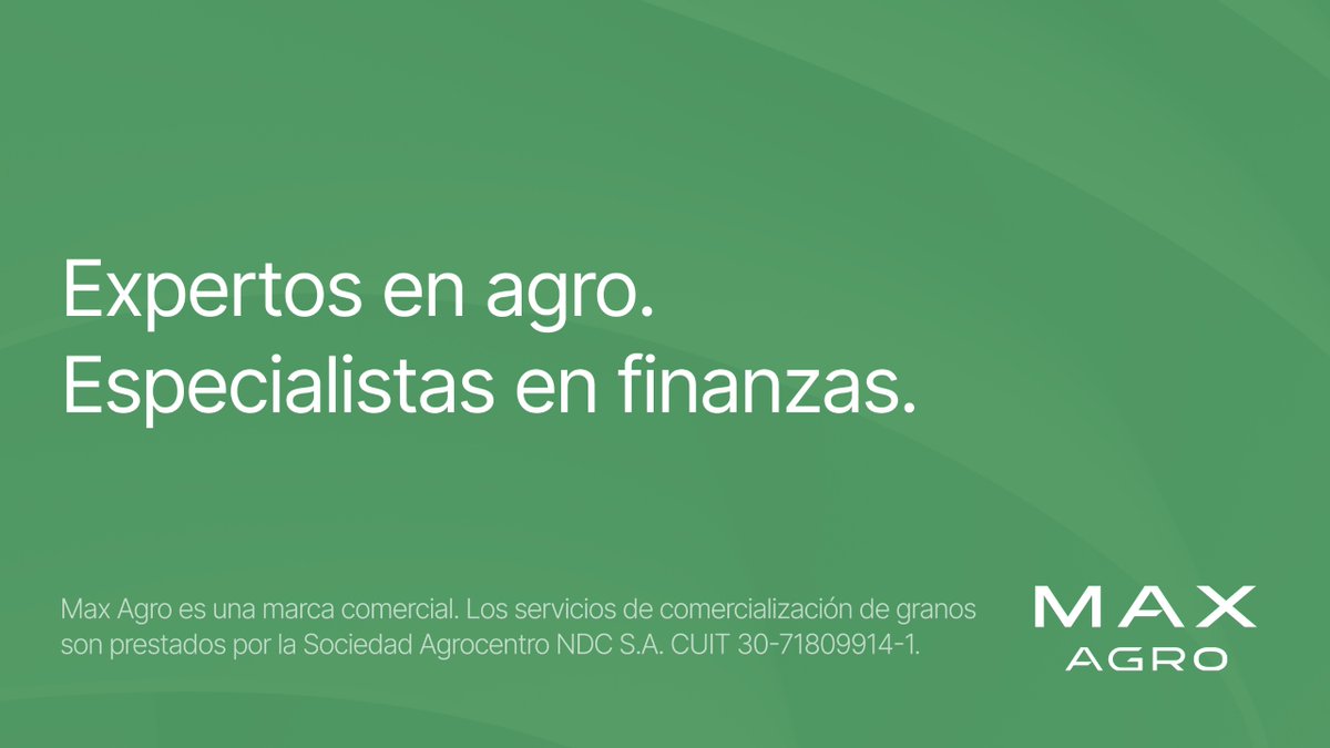 maxagroar's tweet photo. 🌱 Detrás de cada decisión hay un equipo que conoce el negocio.

En @maxagroar combinamos el conocimiento del negocio agropecuario con la experiencia del mercado de capitales para brindar soluciones diseñadas para las necesidades del productor.

Acompañamos con asesoramiento personalizado en cada etapa de la operación: desde la planificación comercial hasta la liquidación.

Nuestro objetivo es que puedas tomar decisiones con mayor previsibilidad, operar de forma ágil y maximizar la rentabilidad de tu negocio, con el respaldo de un equipo que entiende tanto el campo como las finanzas.