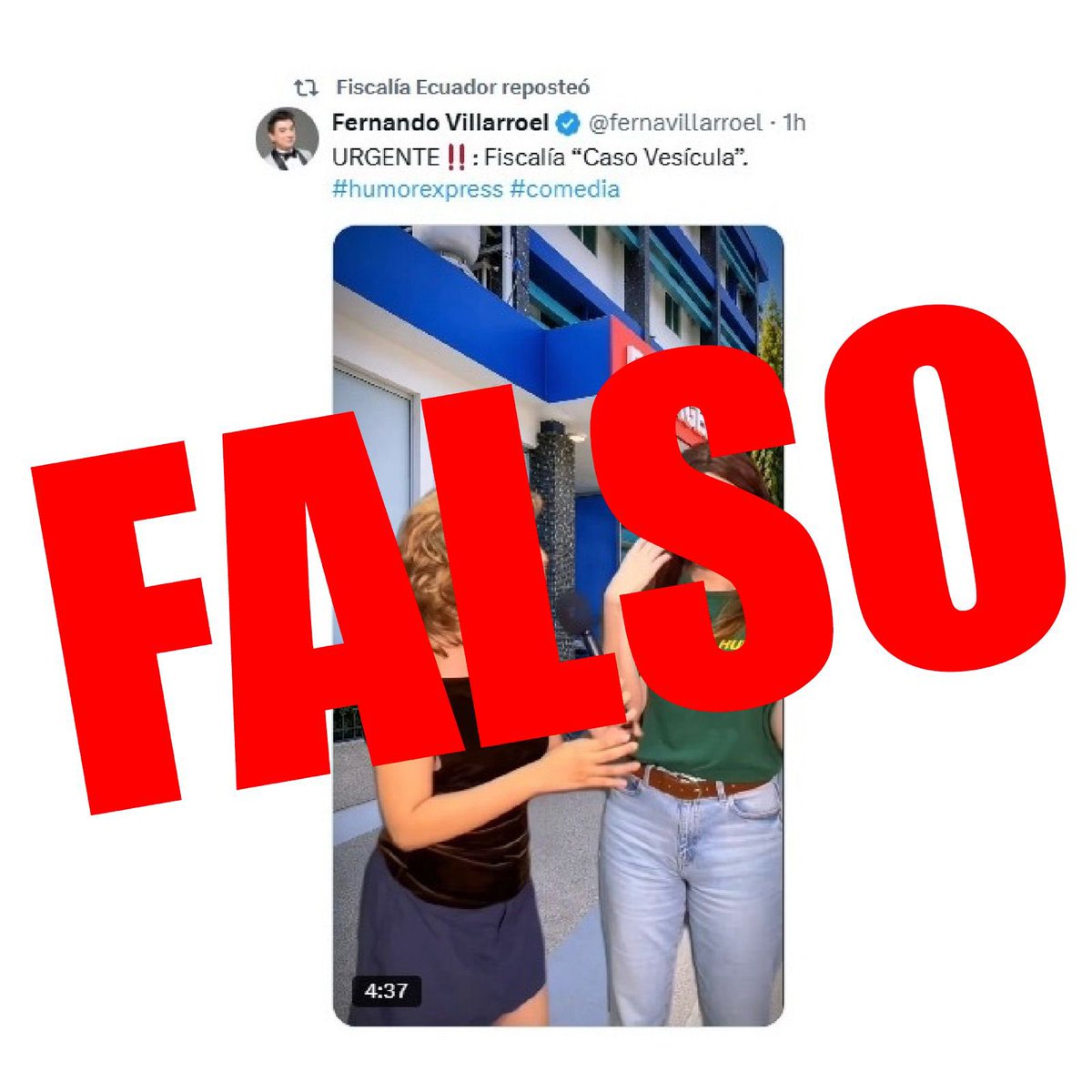 FiscaliaEcuador's tweet photo. #FiscalíaEc rechaza cualquier intento de desinformar a la ciudadanía y vulnerar la seguridad de sus cuentas oficiales. La Institución ratifica su compromiso con un manejo serio y responsable de la comunicación institucional. Actuamos para garantizar el acceso a información oficial y verificada.