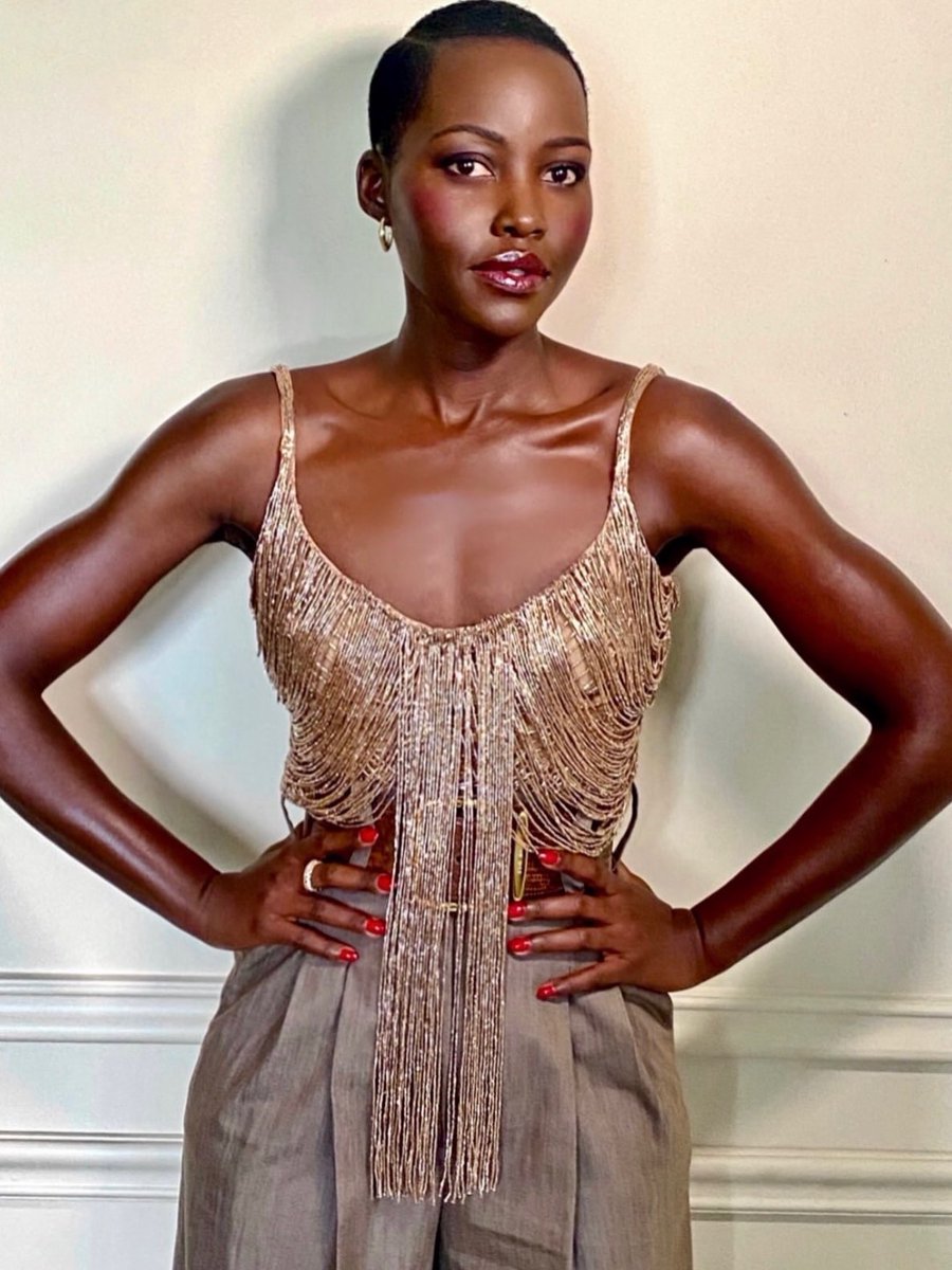 ElieSaabWorld's tweet photo. Lupita Nyong’o in ELIE SAAB Spring Summer 26 for The Odyssey movie press in Paris.

#LUPITANYONGO
#ELIESAAB https://t.co/eA5ohozyCq