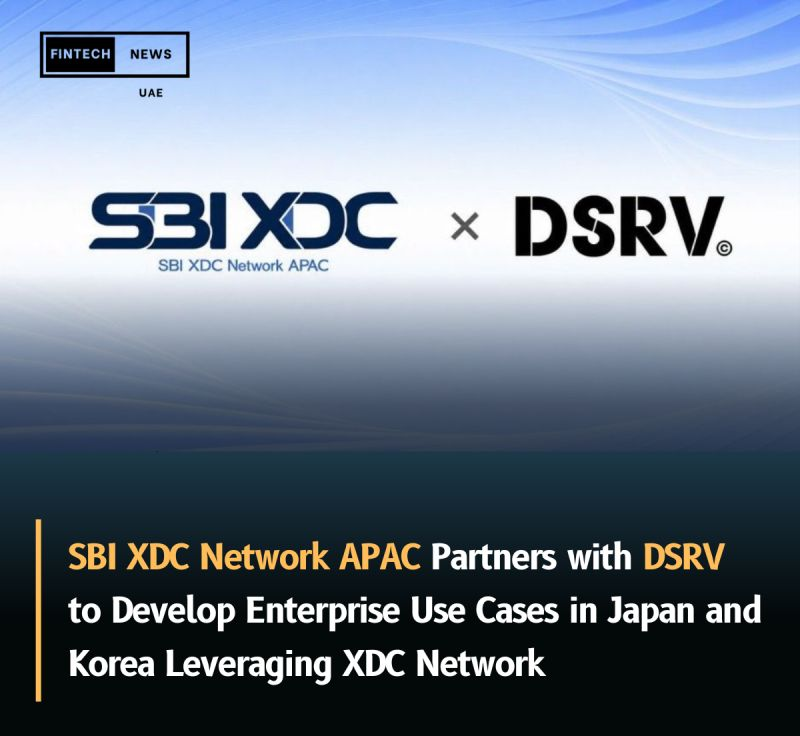 NexusAgentx's tweet photo. SBI XDC Network APAC and DSRV join forces to drive enterprise blockchain adoption across Japan and Korea.

A strong move for real-world use cases, tokenization, and institutional growth on @XDCNetwork. 

🔗 https://t.co/4e4luK69ye #XDC #SBIXDC #DSRV  #Tokenization #Web3 https://t.co/vNraCE02SZ