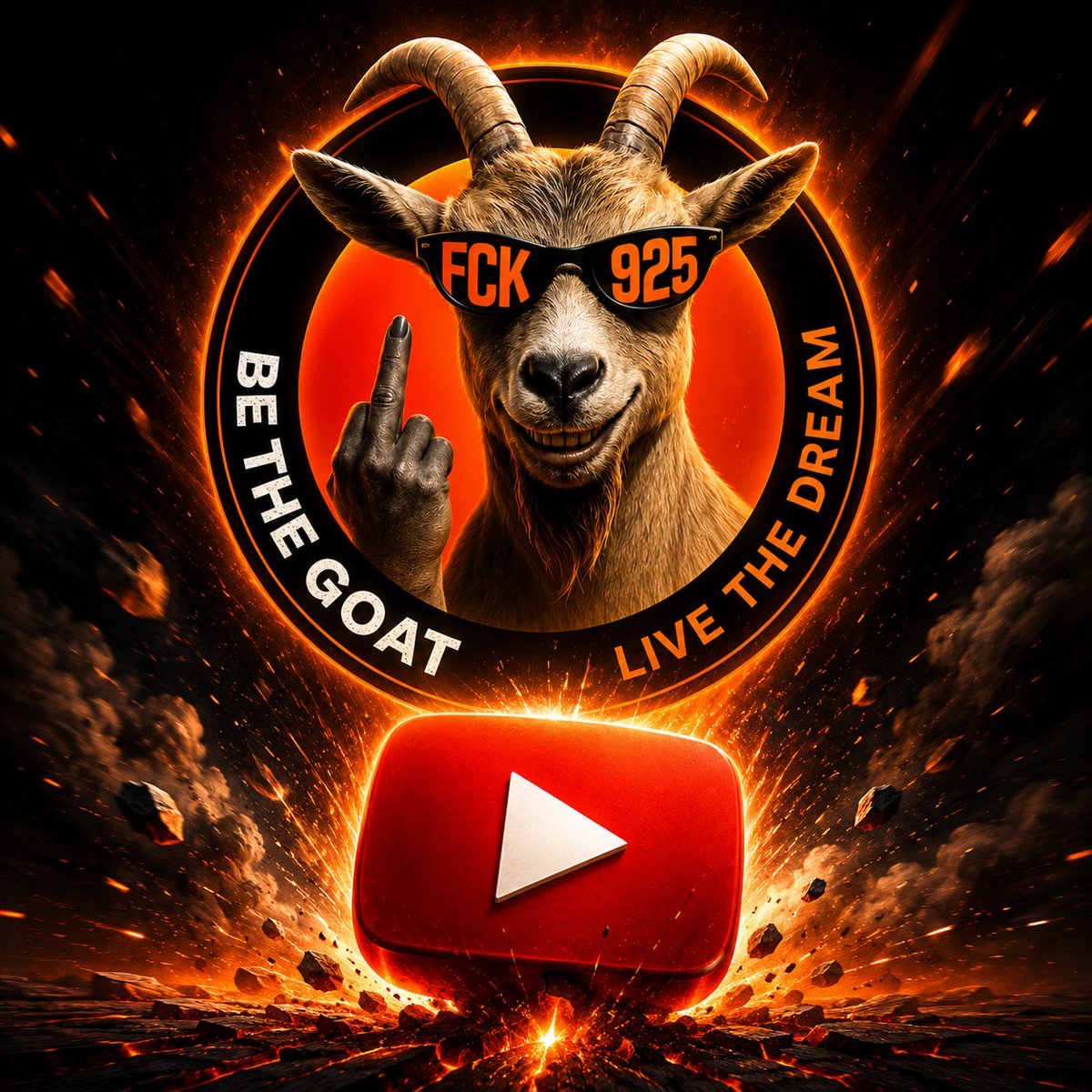 FCK925coin's tweet photo. The FCK925 YouTube channel is live 🔥

Follow the GOAT after logging off the system
Community Shorts from real supporters
Vids celebrating the FCK the 9 to 5 mindset

Sub for content celebrating freedom, adventure, and life beyond the 9 to 5 👇
https://t.co/7DbIVxv8np

solana:EbFogghDYCPxg8NDzWJXyJMykNVjfLLgm1o3h7H7pump